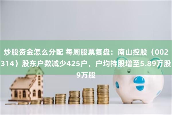 炒股资金怎么分配 每周股票复盘：南山控股（002314）股东户数减少425户，户均持股增至5.89万股