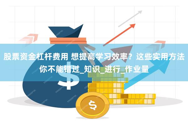 股票资金杠杆费用 想提高学习效率？这些实用方法你不能错过_知识_进行_作业量